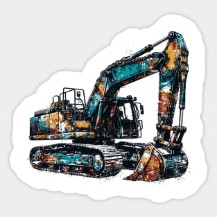 Excavator Sticker